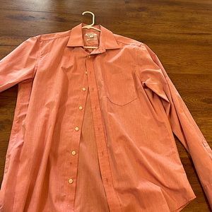 Red Heather MERONA Button-up Dress Shirt | LARGE